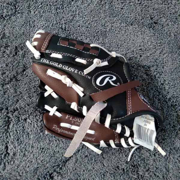 Used Rawlings Left Hand Throw Player Series Baseball Youth Tee Ball Glove 9"