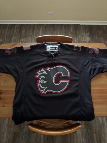 Black Calgary Flames #34 Miikka Kiprusoff Jersey Adult L