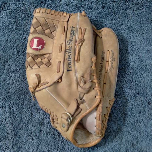 Used Louisville Slugger GTPS-4 Right Hand Throw Outfield TPS Baseball-Softball Glove 14"