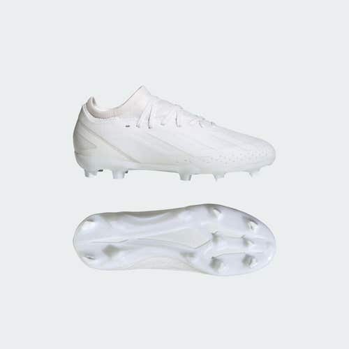 new youth size 3 Adidas X Crazyfast.3 FG Firm Ground Soccer Cleats White ID9353