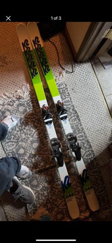 k2 244 mogul ski 163cm with look pivot binding
