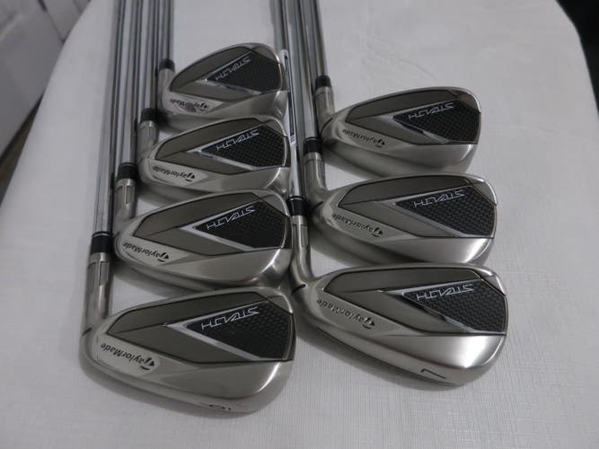 TaylorMade Stealth Iron Set - 6-PW, AW, SW - KBS Max MT 85 Regular Steel - NEW