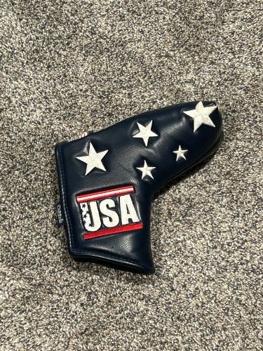 Putter Head Cover Navy Blue USA