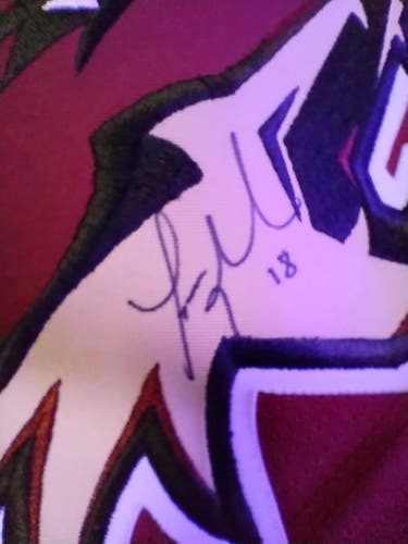 Coyotes team signed KOHO jersey