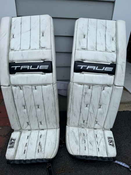 Used Custom True Pro Stock L87 Goalie Leg Pads