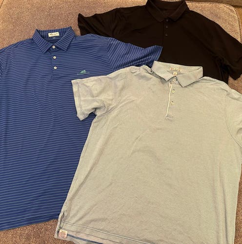 Peter Millar/Nike Golf shirt bundle