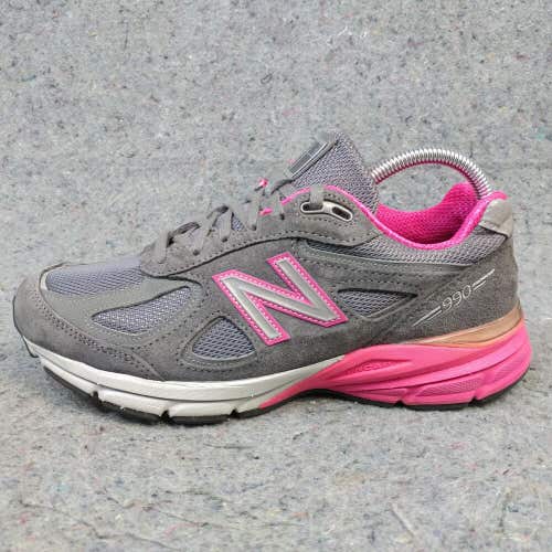 New Balance 990v4 Womens 8.5 D Wide Running Shoes Made In USA Gray W990GP4 Low