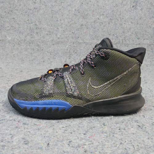 Nike Kyrie 7 Grind Boys 6.5Y Shoes  Basketball Sneakers Blue CT4080-007 Black