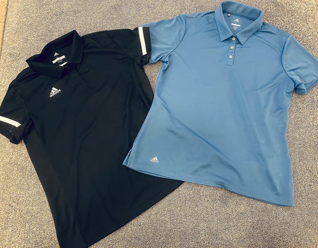 Adidas women’s golf polo bundle size large