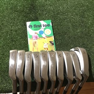 PRGR Data 811 Irons Set 3-PW-GW-SW SR Stiff Regular Flex M-40 Graphite Shafts