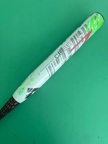 White Used 2015 DeMarini CF7 Bat (-10) Composite 23 oz 33"