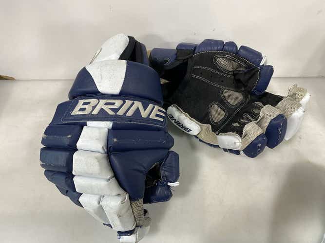 Used Brine Factor Lg Men's Lacrosse Gloves
