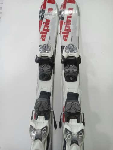 Used Alpina Marker 4.5 80 Cm Boys' Downhill Ski Combo