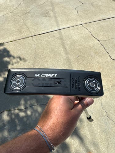 RH Mizuno M Craft OMOI 02 Black Ion Forged 35" Putter Steel Golf Club