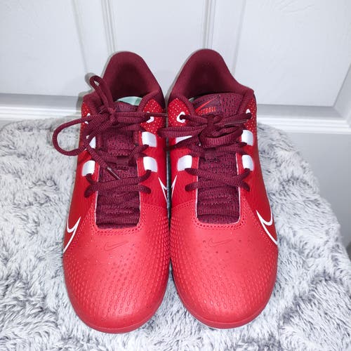 New Nike Hyperdiamond Pro Red & White Softball Cleats CZ5920-616 Women's Sz 9