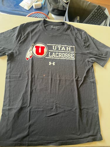 University of Utah Lacrosse Team Issued t-shirt (large)