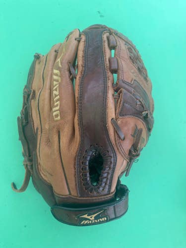 Brown Used Adult Mizuno Franchise Right Hand Throw Softball Glove 14"