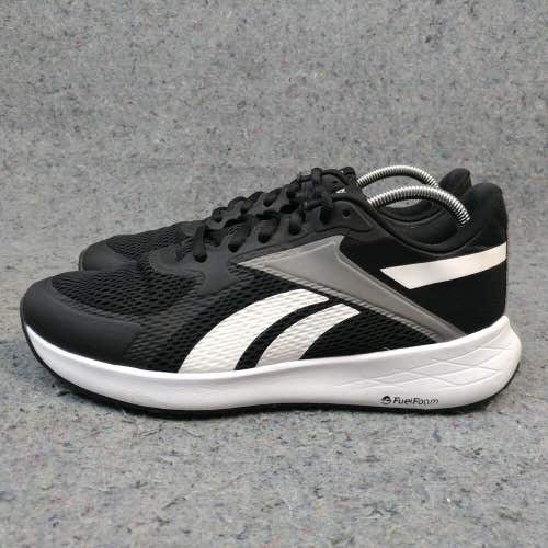 Reebok Energen Run Mens 10 Running Shoes Low Top Gym Sneakers Black White