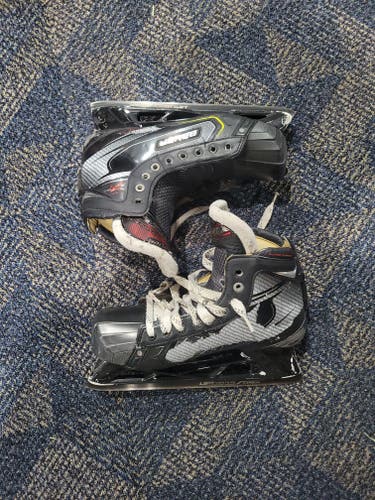 Used Bauer Vapor 2X Pro Hockey Goalie skates size 10