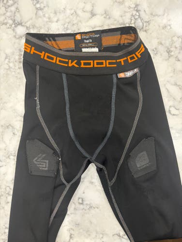 PRICE REDUCED Shock Doctor velcro hockey pants - Youth Small