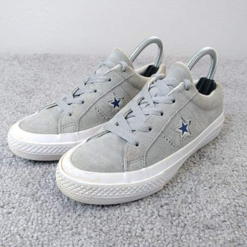 Converse One Star Boys Shoes Size 13 Little Kids Sneakers Low Top Gray Suede