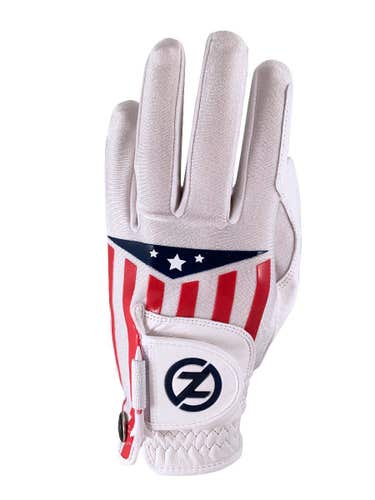 Zero Friction Cabretta Leather Americana Glove (LEFT, White) Universal Fit NEW