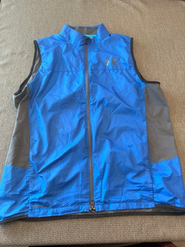 Under Armour blue,  windbreaker vest. Size XL