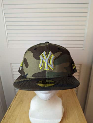 NWS New York Yankees Color UV Camo New Era 59fifty 7 3/4 MLB