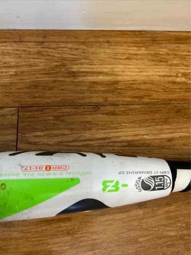 Used 2017 DeMarini (-8) 23 oz 31" CF Zen Bat