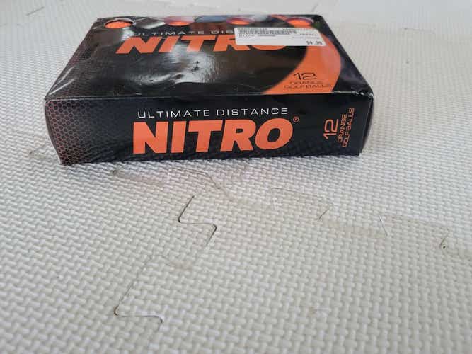 Used Nitro Orange Golf Balls