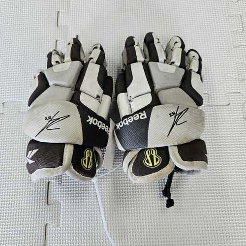Used Reebok Lax Gloves 10" Junior Lacrosse Gloves
