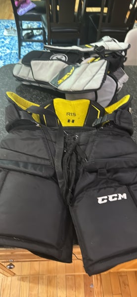 Used Junior Medium CCM Premier le Hockey Goalie Pants