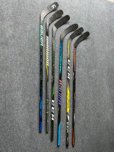 Hockey sticks, Ccm, Bauer, Warrior