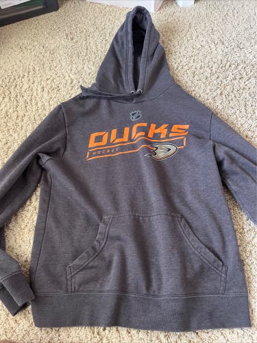 Anaheim Ducks Pro Stock Hoodie Large