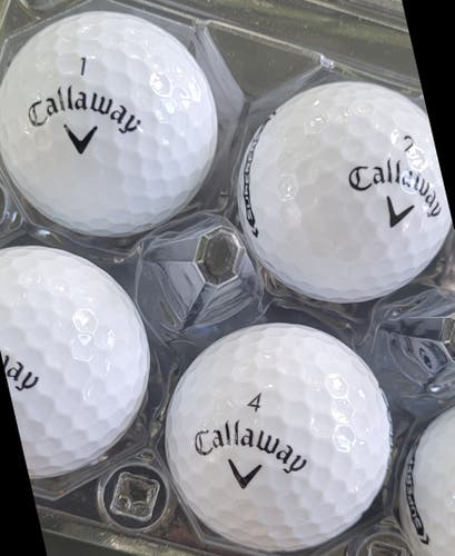 Used Callaway Superhot Balls 12 Pack (1 Dozen)