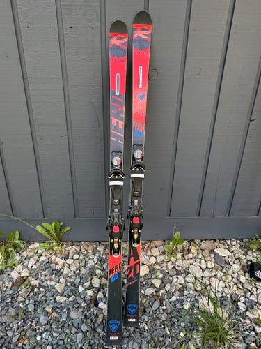 Used Rossignol 170 cm Racing Hero Athlete GS Skis With Bindings Max Din 12 r20