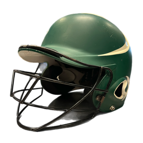 Mizuno Used Green Batting Helmet