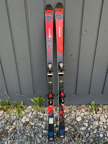 Used 2022 Rossignol 175 cm Racing Hero Athlete GS Skis With Bindings Max Din 15 r23