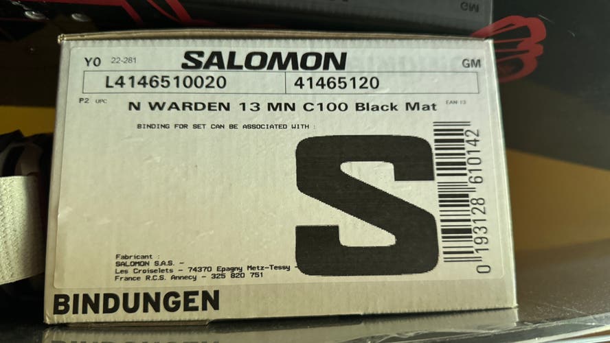 SALOMON WARDEN 13 MN 100mm binding