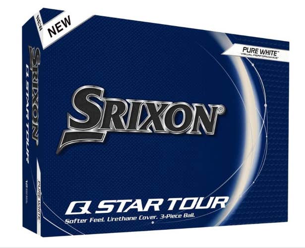 Srixon Q-Star Tour Golf Balls (Pure White, 36pk) 3dz 2024 NEW Buy 2dz get 1dz