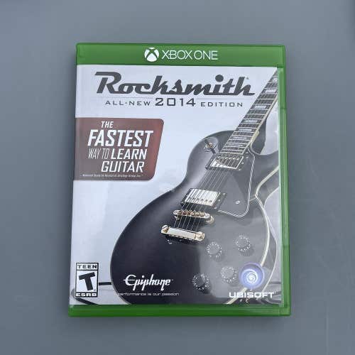 Rocksmith 2014 Edition (Microsoft Xbox One, 2014) Video Game w/ Case and Manual
