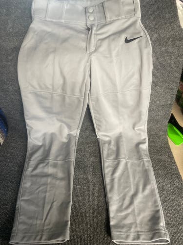 Grey Nike baseball pants
