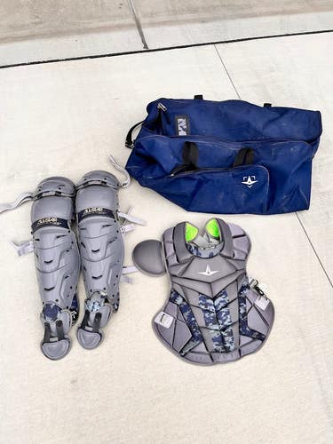 Used All Star System 7 Axis Catcher's Set