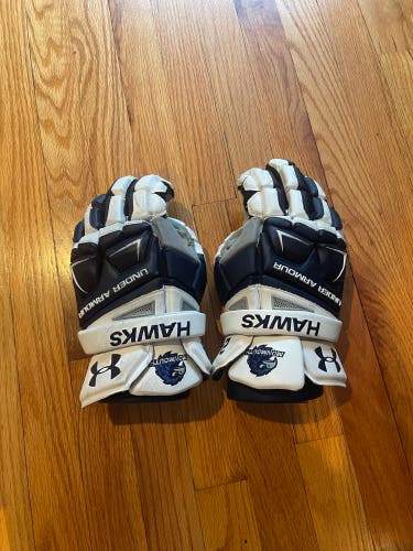Monmouth Under Armour lacrosse gloves