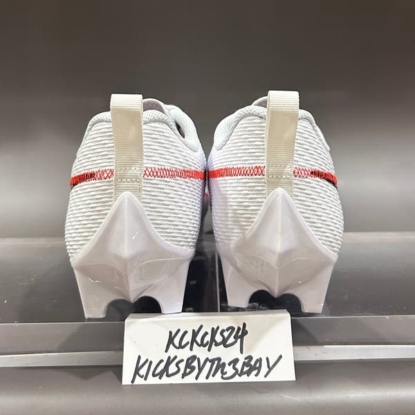 Nike Vapor Edge Speed 360 2 Football Cleats White Red Size 