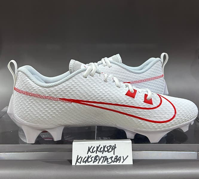 Nike Vapor Edge Speed 360 2 Football Cleats White Red Size  display picture 2