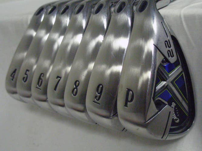 Callaway X-22 Irons Set 4-PW (Graphite, Regular) X22 Golf Clubs