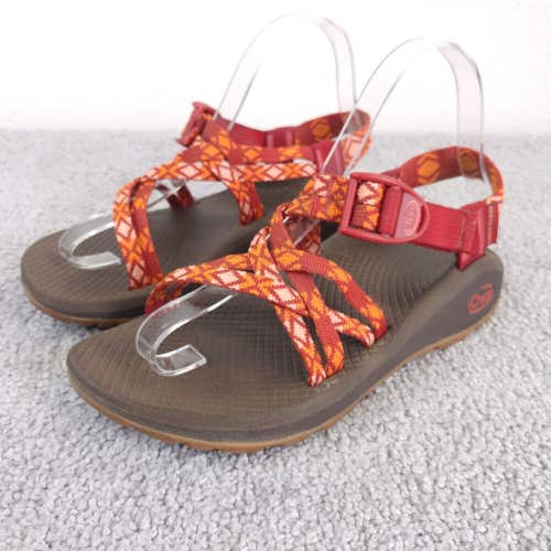 Chaco ZX1 Cloud Womens 6 Classic Athletic Sport Sandals Red Orange Shoes
