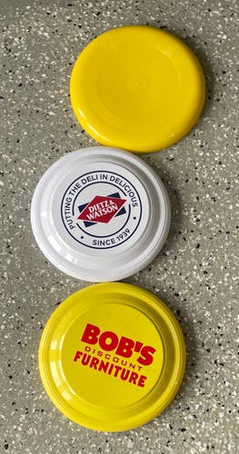 3 brand new frisbees
