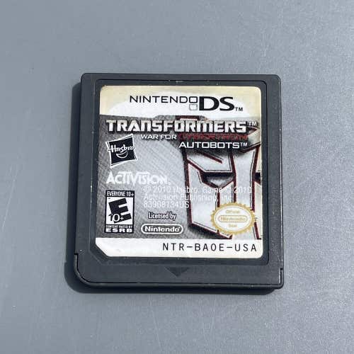 Transformers: War for Cybertron - Autobots (Nintendo DS, 2010) Cartridge Only